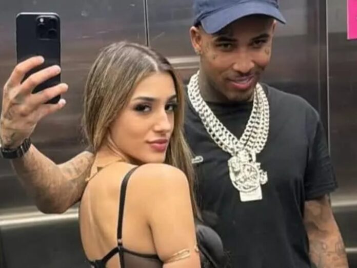 Bia Miranda e Gato Preto quando mantinham relação (Foto: Redes Sociais)