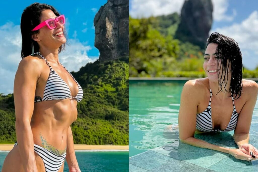 Carol Castro em Fernando de Noronha