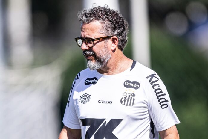 Cléber Xavier, técnico do Santos