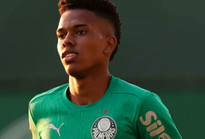 Estêvão em treino do Palmeiras 30-05-2025