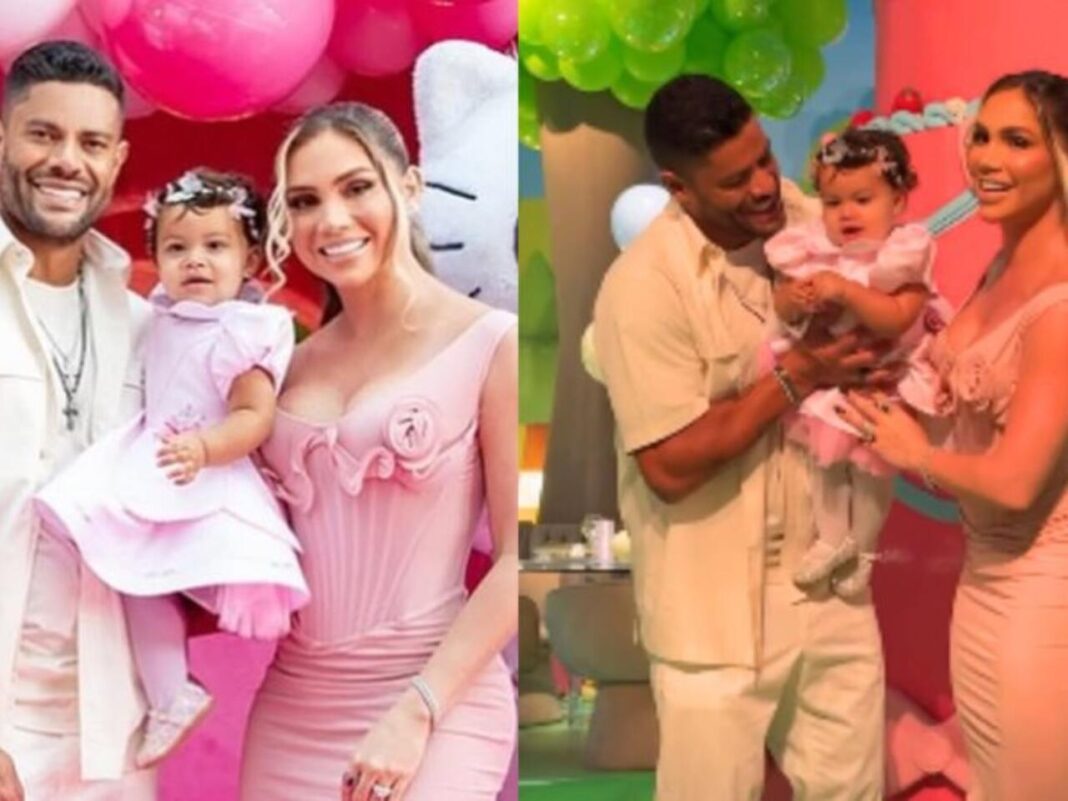 Veja como foi o festão luxuoso da filha de Hulk, do Atlético-MG