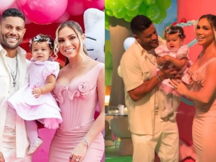 Festa de um ano luxuosa da filha de Hulk, do Atlético-MG (Foto: Instagram)