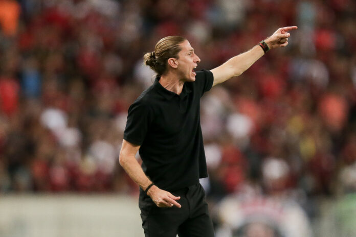 Filipe Luis em FlamengoxFortaleza no maracanã (Fotos: Gilvan de Souza/Flamengo)