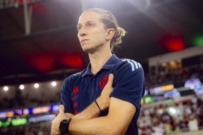 Filipe Luís no comando técnico do Flamengo