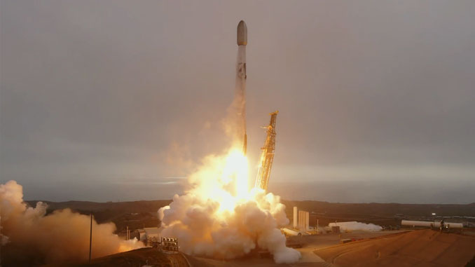 Foguete da SpaceX (Foto: Reprodução/SpaceX)