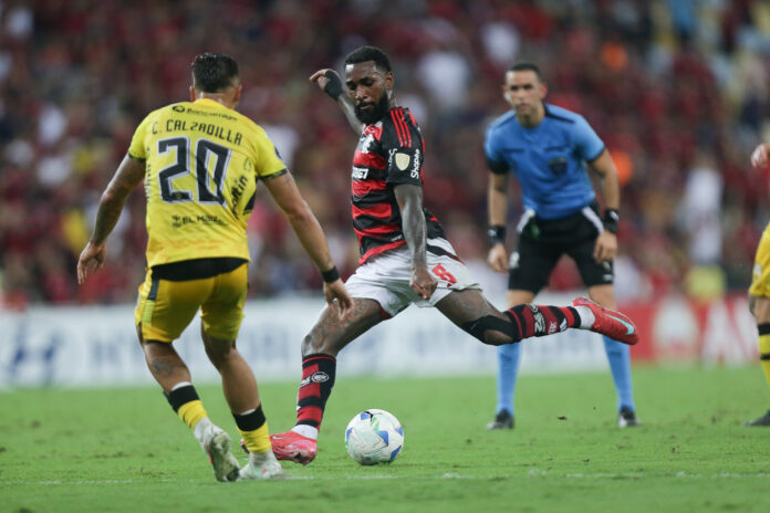 Gerson em ação pelo Flamengo (Fotos: Gilvan de Souza/Flamengo)