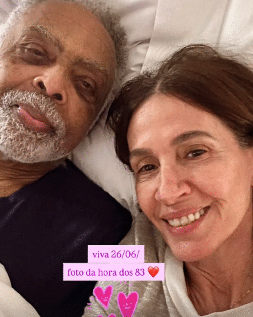 Gilberto Gil e a esposa, Flora Gil