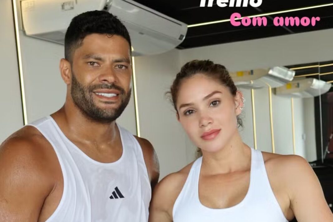 Hulk, do Atlético-MG, surpreende ao compartilhar foto com sua esposa