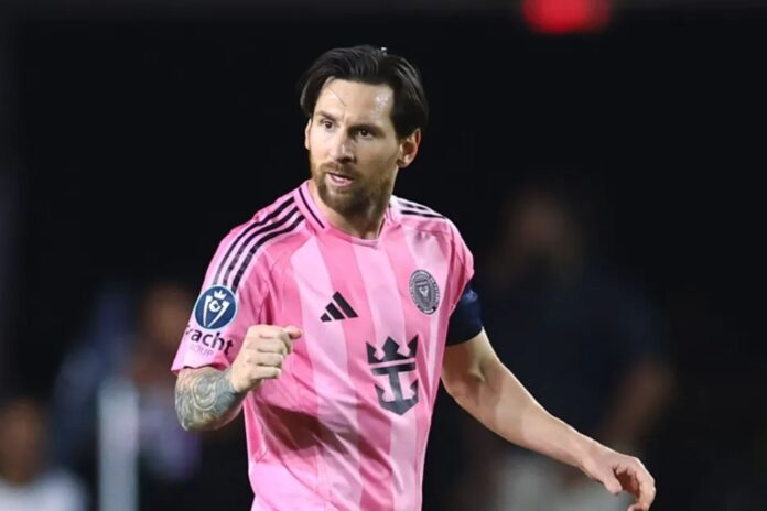 Lionel Messi em ação pelo Inter Miami