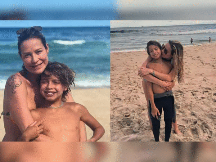 Luana Piovani e seu filho, Dom (Foto: Reprodução)