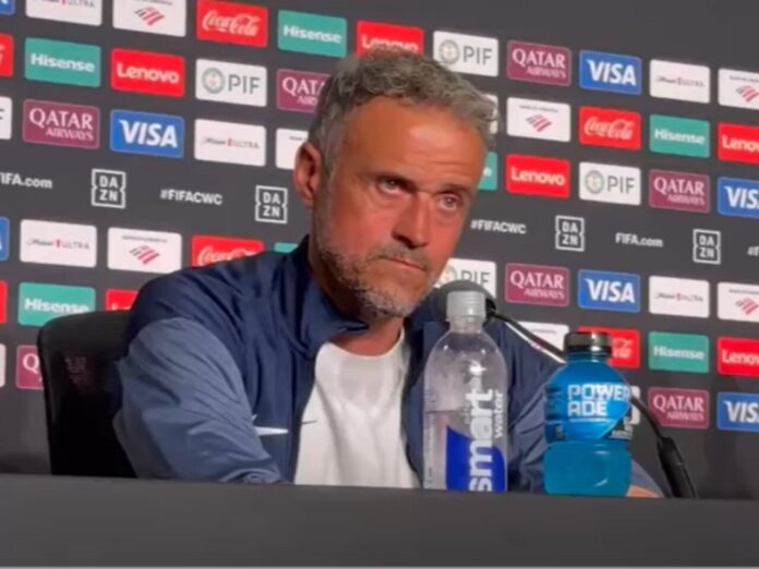 Luis Enrique, técnico do PSG, em declaração sobre a eficiência do Botafogo (Foto: Reprodução)