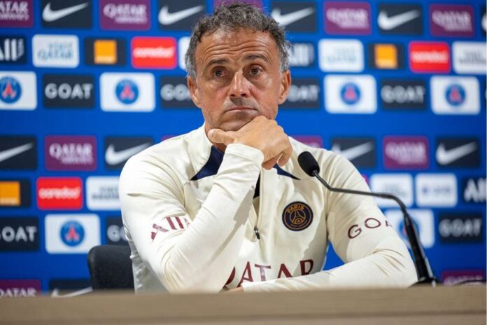 Luis Enrique, técnico do PSG