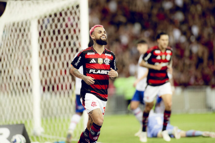 Michael em ação pelo Flamengo contra o Fortaleza (Foto:Adriano Fontes/Flamengo)