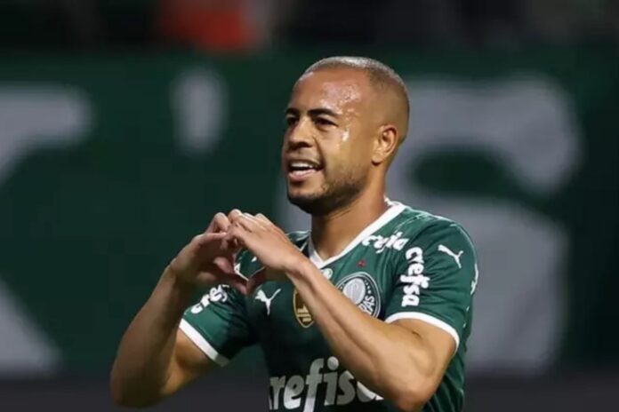 Mayke em ação pelo Palmeiras