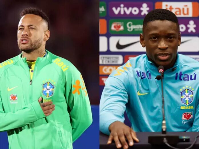 Neymar rebate declaração de Luiz Henrique durante o 'CaféTV', da CazéTV (Foto: Divulgação/Vitor Silva/CBF e Divulgação/Rafael Ribeiro/CBF)