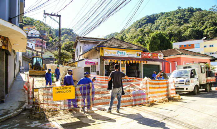 Obra no bairro Castelânea (Foto: divulgação/prefeitura)