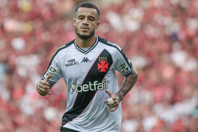 Philippe Coutinho em ação pelo Vasco