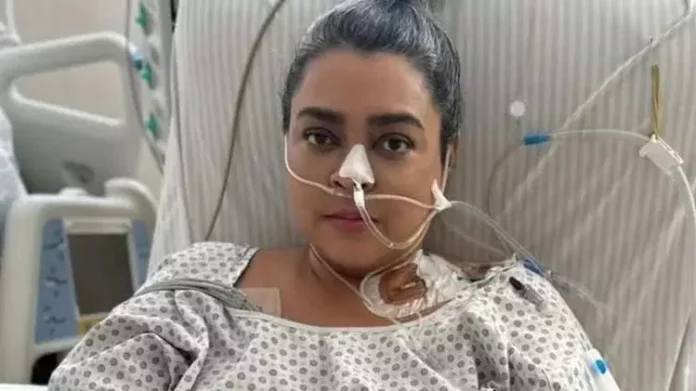 Preta Gil durante tratamento nos EUA (Foto: Reprodução)