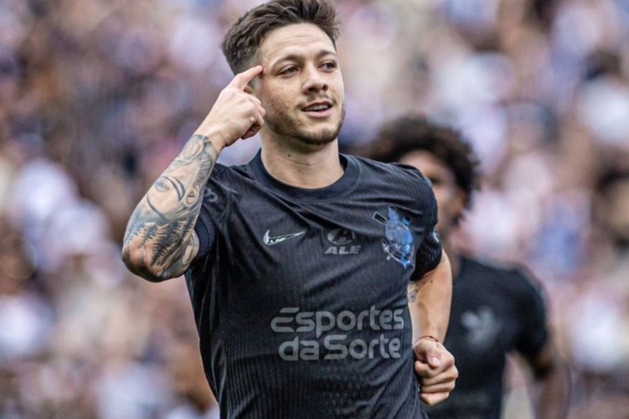 Rodrigo Garro em ação pelo Corinthians