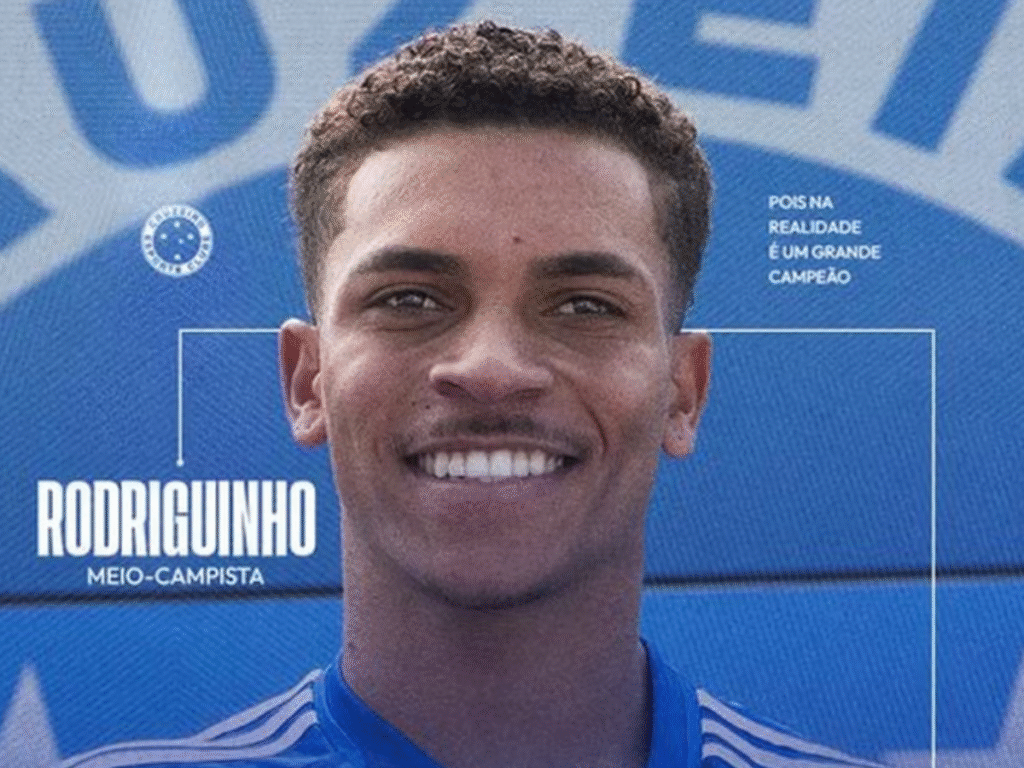Rodriguinho é meio-campista e foi contratado pelo Cruzeiro em dezembro de 2024 (Foto: Divulgação/Cruzeiro)