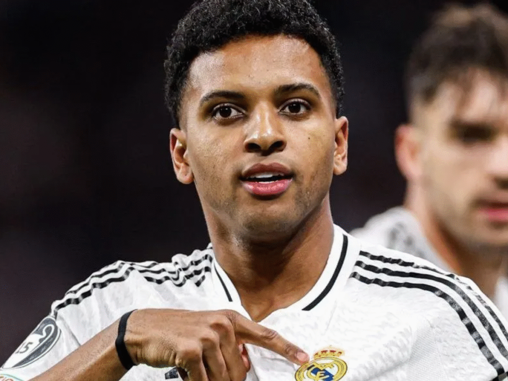 Rodrygo Goes é um atacante brasileiro que atua no Real Madrid, mas pode estar de saída do clube (Foto: Reprodução/Real Madrid)