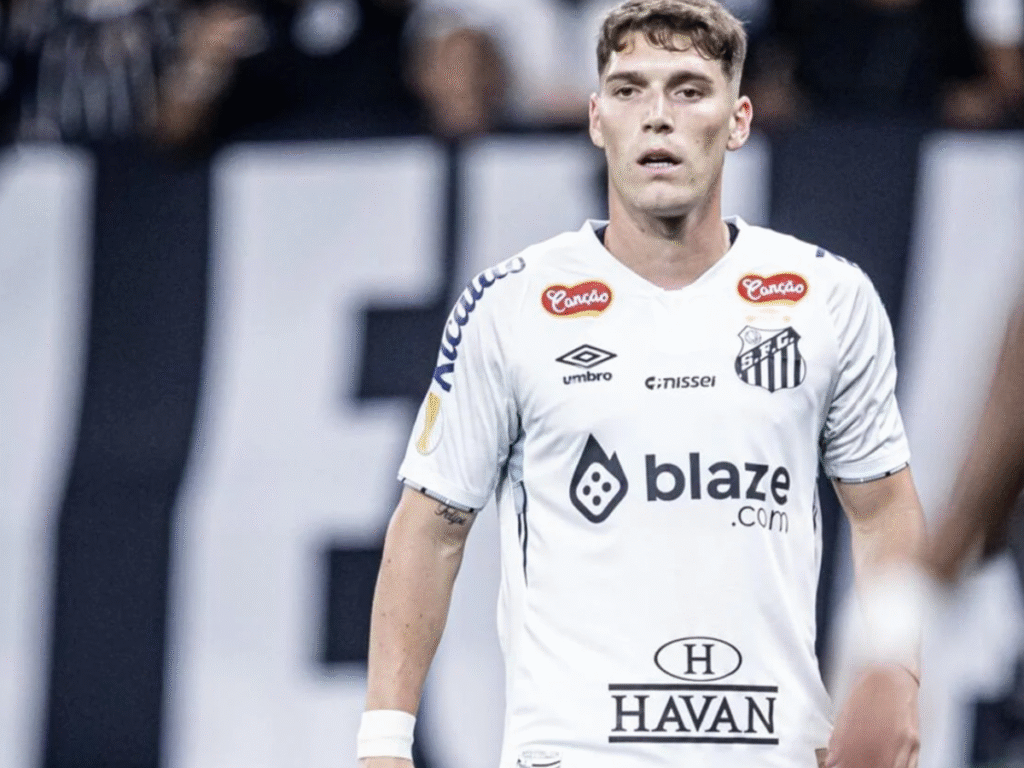 Rollheiser em ação pelo Santos (Foto: Raul Barreta/Santos)