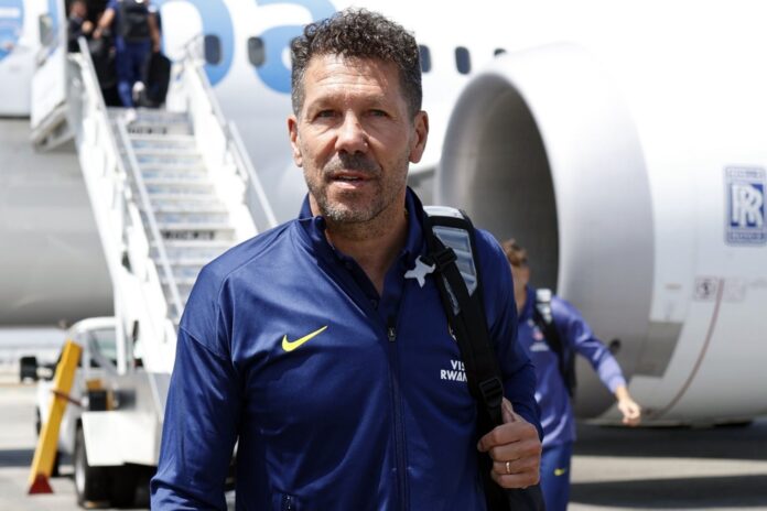 Simeone, técnico do Atlético de Madrid