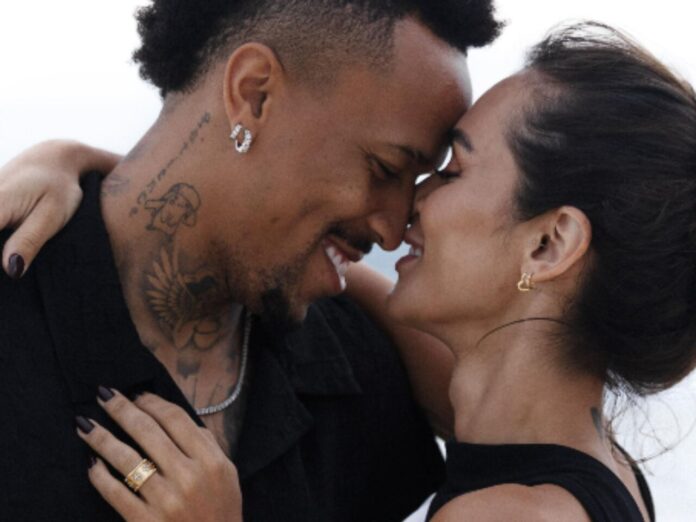 Tainá e Éder Militão em ensaio para o casamento - Foto: Reprodução