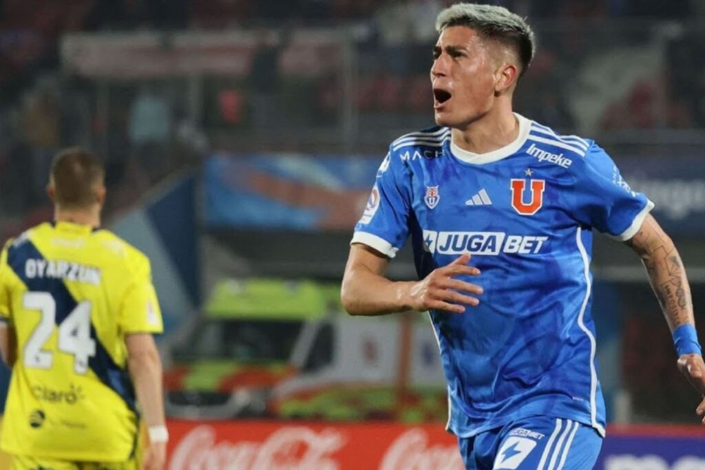 Tucu Sepulveda em ação pela Universidad del Chile