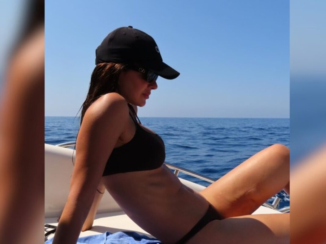 Foto de Vera Viel chama a atenção por conta de cicatriz da cirurgia