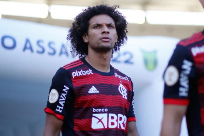 Willian Arão em ação pelo Flamengo