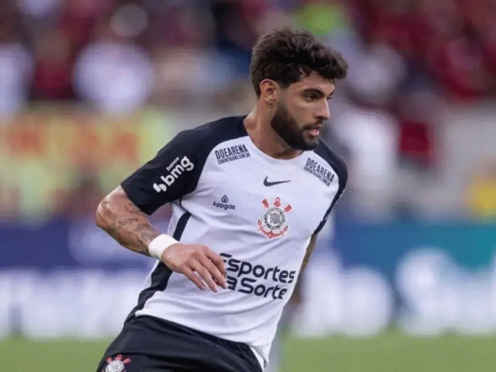Yuri Alberto em ação pelo Corinthians. Atacante é dono da camisa 9 (Foto: Rodrigo Coca/Agência Corinthians)