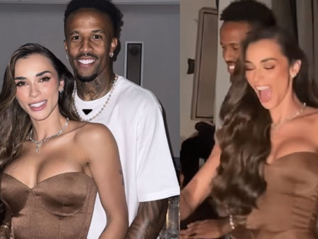 Pré-casamento de Éder Militão e Tainá Castro é marcado por ‘As Branquelas’, em São Paulo