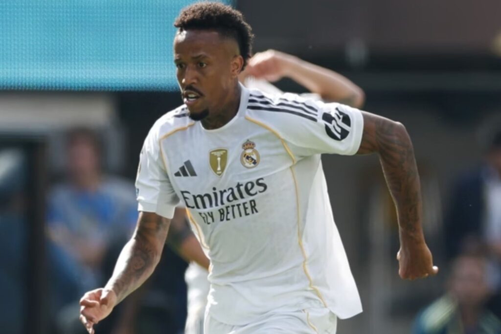 Éder Militão em ação pelo Real Madrid