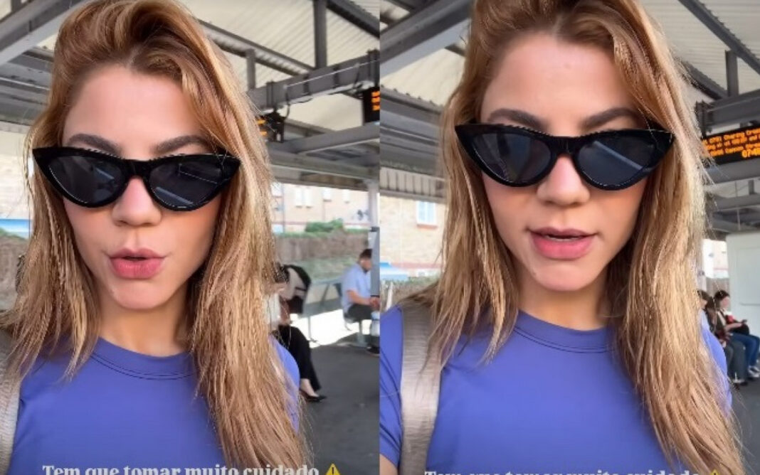 Hariany Almeida passa situação constrangedora em Londres