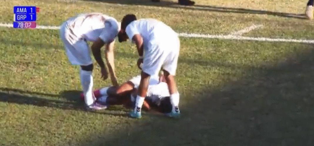 Vídeo: ele tentou imitar Cristiano Ronaldo mas acabou lesionando o seu joelho