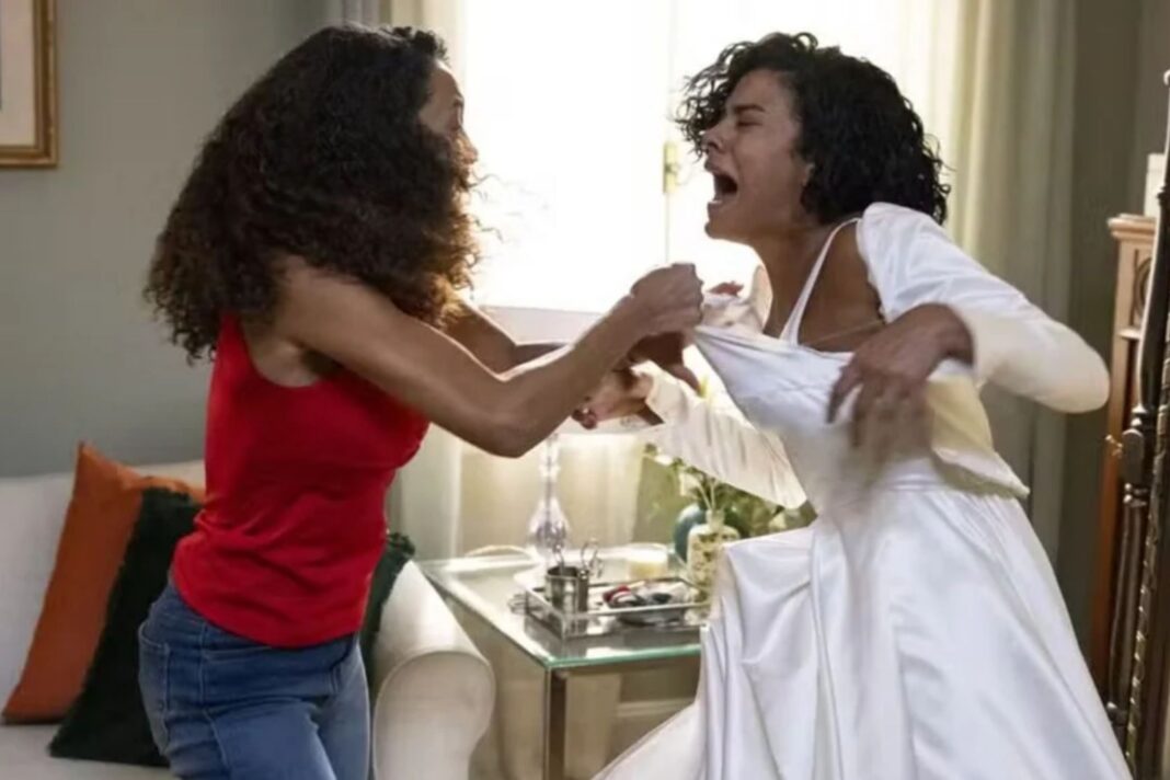 Vale Tudo: Bella Campos e Taís Araújo falam sobre cena do vestido rasgado