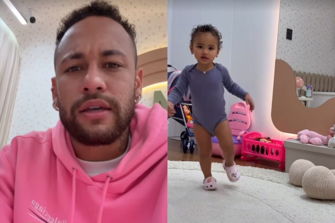 A publicação de Neymar voltada para Mavie