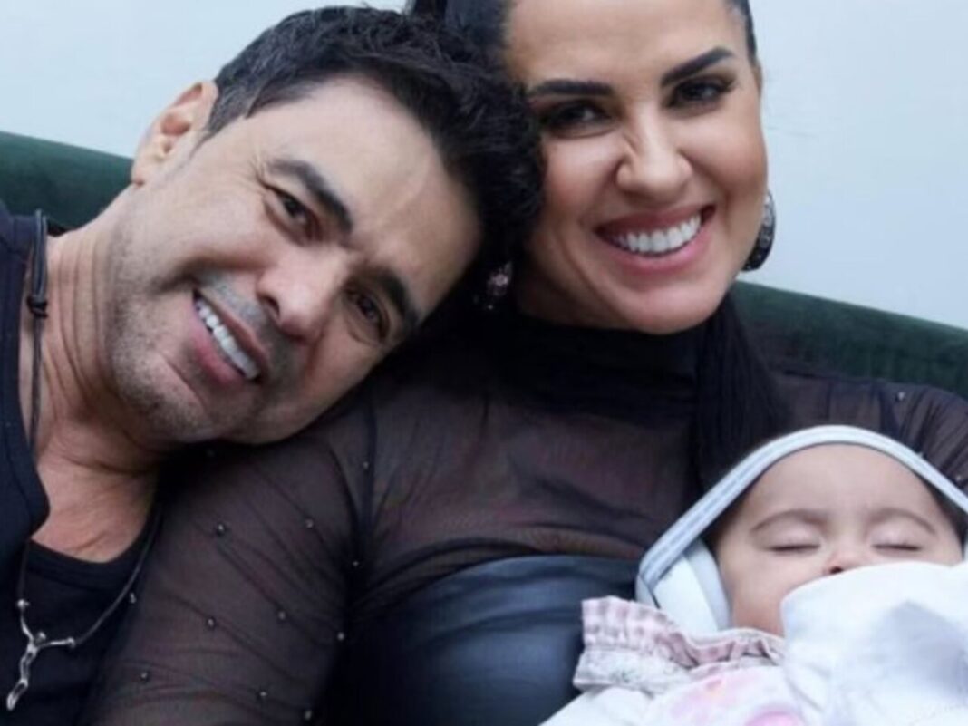 Após susto, Zezé Di Camargo envia avião para buscar esposa e filha