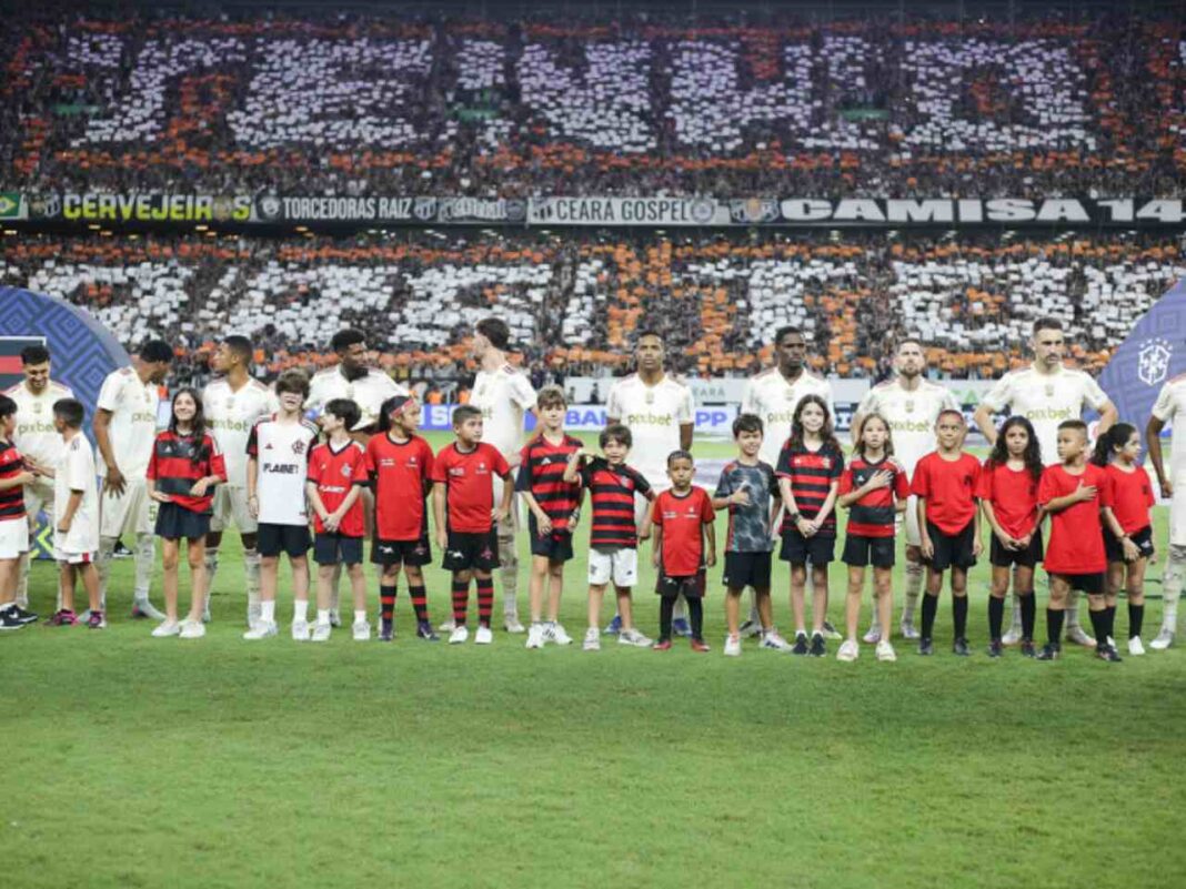 Recorde! Público de Ceará x Flamengo lidera bilheteria do futebol nordestino em 2025