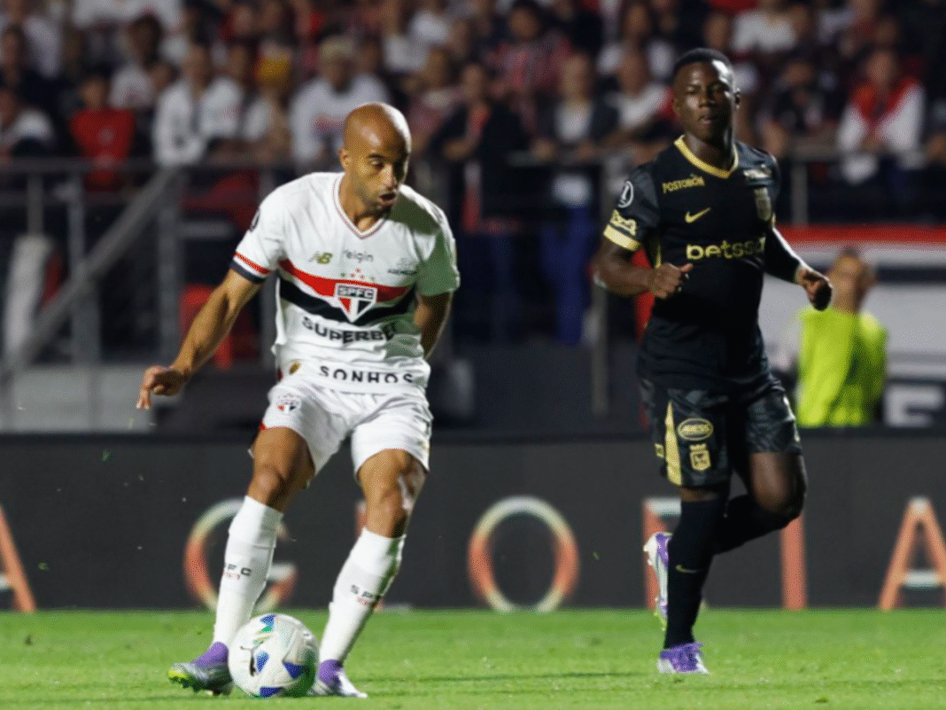 Lucas Moura é sincero sobre revanche do São Paulo diante do Atlético Nacional: “Tínhamos que conquistar…”