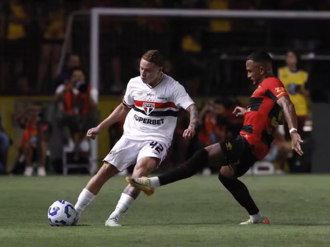 A declaração de Maik após primeiro gol pelo São Paulo