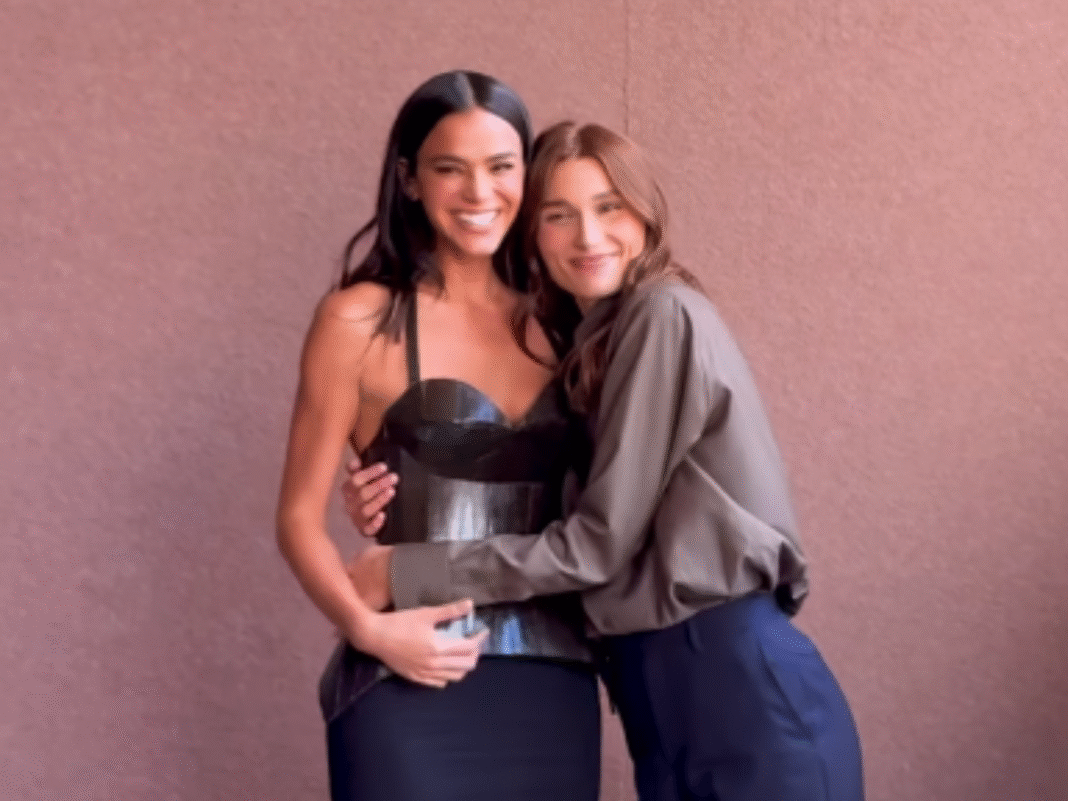 Sasha e Bruna Marquezine roubam cena em show de Caetano Veloso