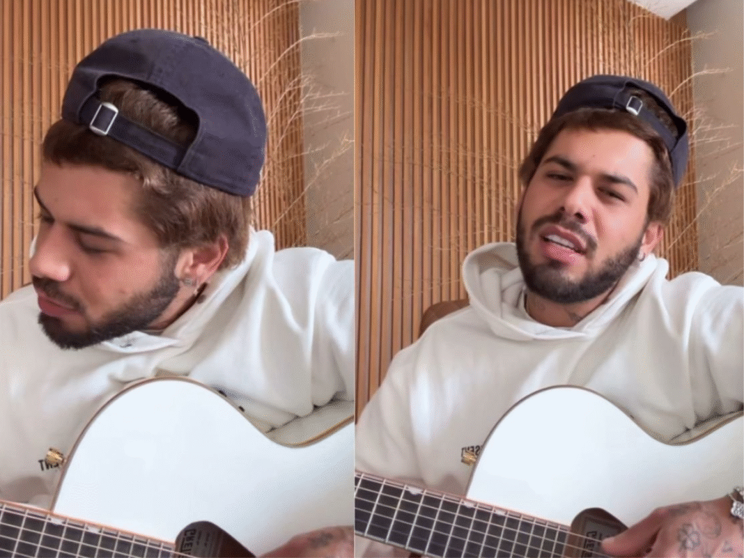 Momento romântico de Zé Felipe deixa suspeitas nas redes sociais