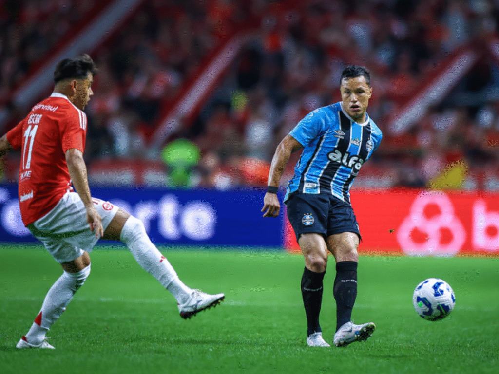 Marlon Grêmio x Internacional (FOTO: LUCAS UEBEL/GREMIO FBPA)