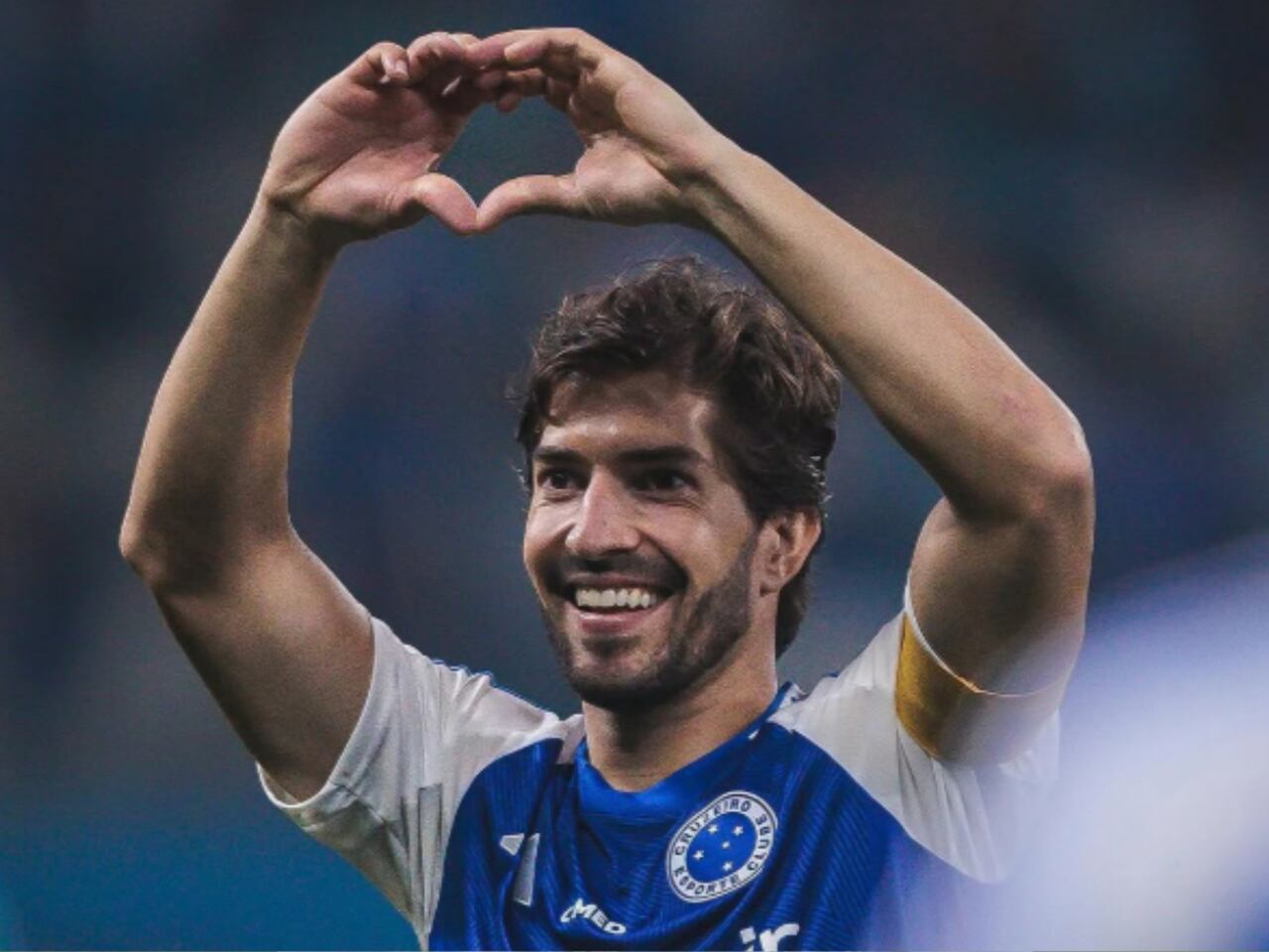 Lucas Silva após classificação do Cruzeiro (Foto: Gustavo Aleixo/CEC)