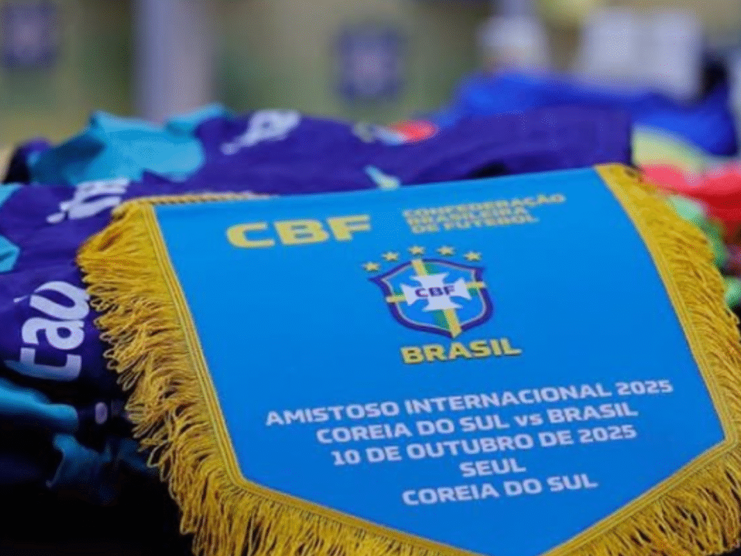 Seleção Brasileira homenageia Pelé em amistoso contra a Coreia do Sul