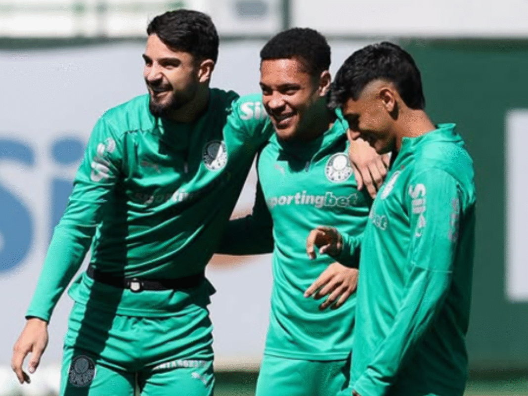 A próvavel escalação do Palmeiras para o jogo contra o Coritiba, pelo Brasileirão