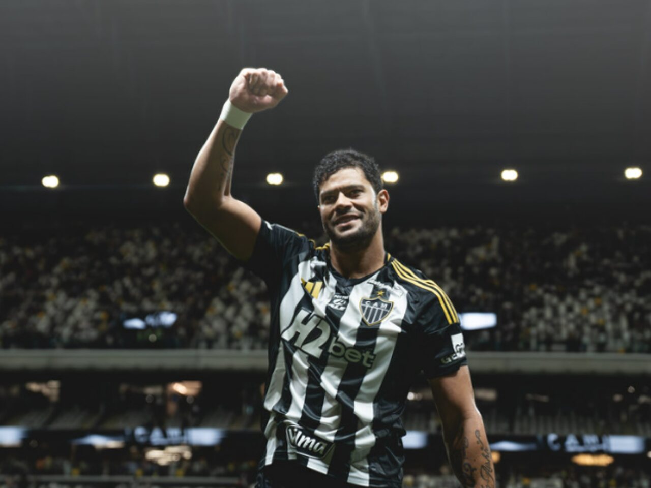 Hulk se reencontra com as redes na Arena MRV (Foto: Pedro Souza/Atlético)