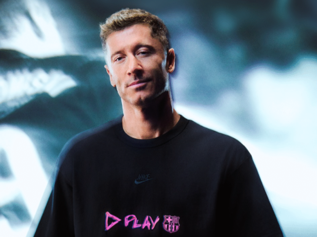 Lewandowski (Foto: Divulgação/Instagaram Barcelona)